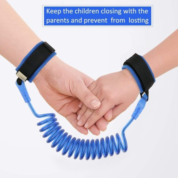 Baby Anti-lost Wrist Strap Safety Harness For Toddlers & Kids – Adjustable Hand Link With 360° Rotation